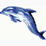 Дельфин В (20х20) Creativa Mosaic 